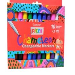 Leaderart Chameleon Changeable Markers 10+2